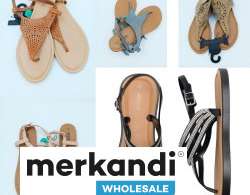 Women's sandals summer 2023. Assorted designs. Online sales
