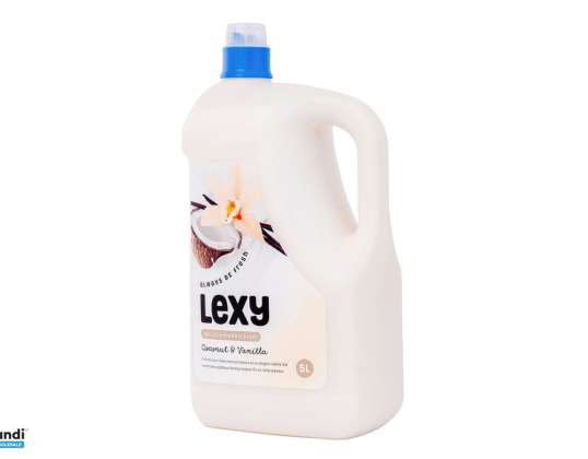 Lexy Premium Koncentreret skyllemiddel 5L, Kokosnød &amp; vanilje