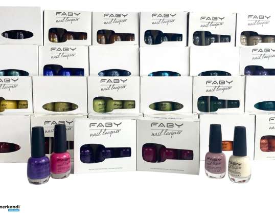 Nagellack „Faby“ 15 ml, Kosmetik, Marke: Faby, versch. Farben, für Wiederverkäufer, A-Ware