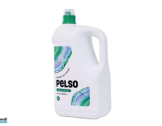 Pelso Premium Gel liquid detergent, Pure White 5L