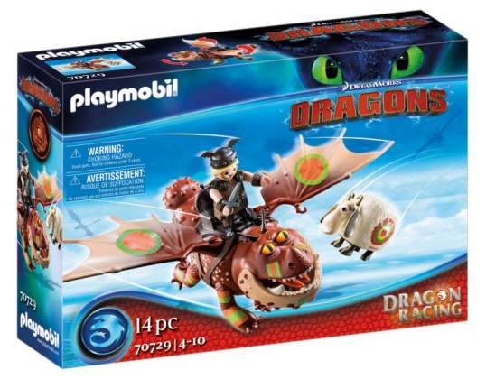 Playmobil Dragon Racing: walvisbeen en gehaktbal (70729)