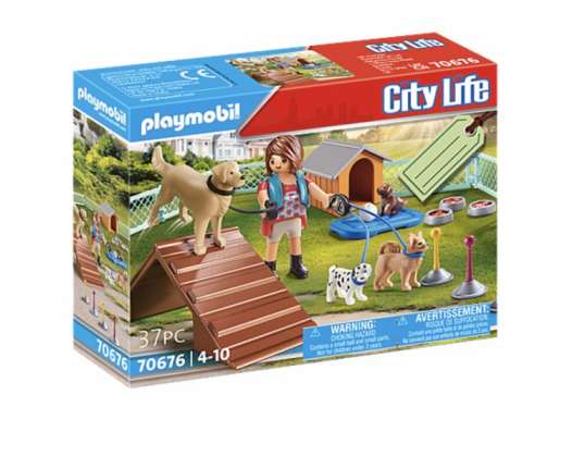 Playmobil City Life - suņu treneris (70676)