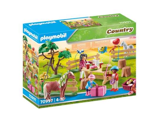 Playmobil Country - Παιδικό πάρτι γενεθλίων στη φάρμα πόνυ (70997)