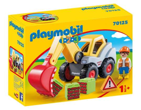 Playmobil 1.2.3 - Spade gravemaskin (70125)