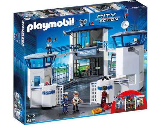 Playmobil City Action - Rendőrségi parancsnoki központ börtönnel (6872)