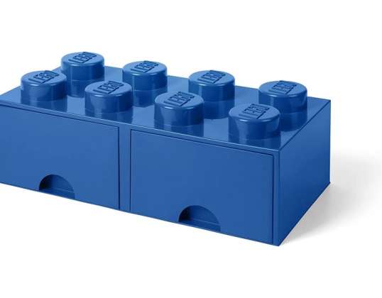 LEGO kaladėlių laikymo stalčius 8 MĖLYNA (40061731)