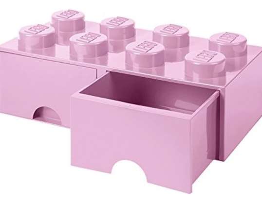 LEGO skuff for oppbevaringsklosser 8 ROSA (40061738)