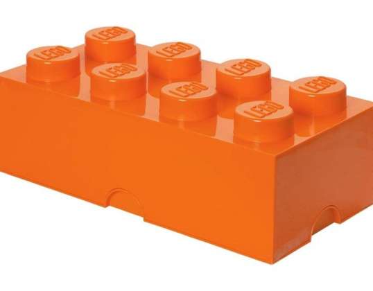 LEGO Tijolo de armazenamento 8 LARANJA (40041760)