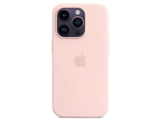 Custodia in silicone Apple iPhone 14 Pro con MagSafe Gesso Rosa MPTH3ZM / A