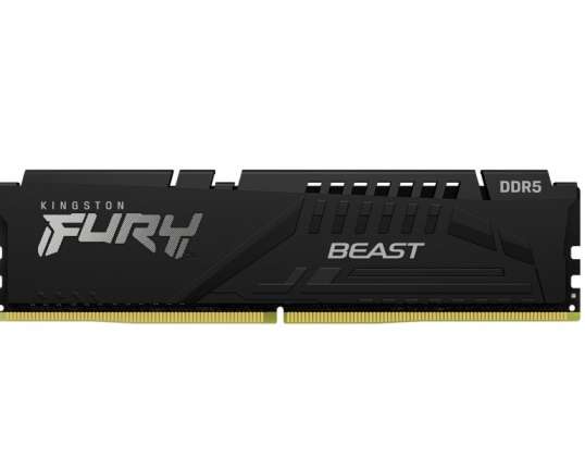 Kingston Fury Beast Μαύρο 32GB DDR5 5600MT/s CL36 DIMM KF556C36BBE-32