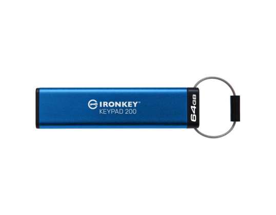 Kingston IronKey Key, 200 USB Flash, 64 GB, IKKP200/64 GB