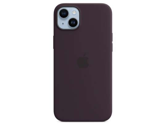 Coque en silicone Apple iPhone 14 Plus avec MagSafe Elderberry MPT93ZM/A