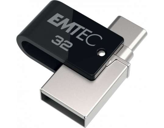 USB флаш устройство 32GB Emtec Mobile & Go Dual USB3.2 - USB-C T260