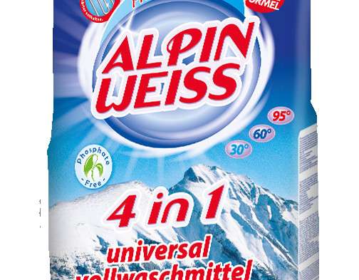 Tvättpulver/tvättmedel ALPINWEISS 4in1 10KG