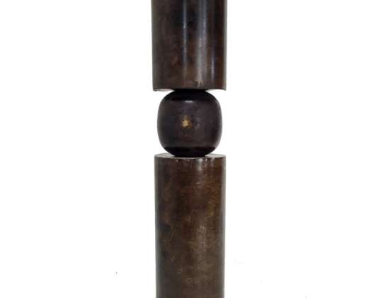 Vintažiniai įkvėpti "Kolony" antikvariniai bronziniai pakabukų žibintai 29 cm su pramoniniu žavesiu