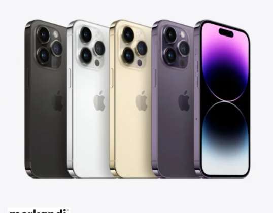 12x iPhone 14 PRO 256GB COLOR MIX, акумулятор класу А 95-100% (MS)