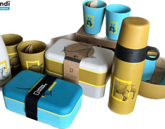 NATIONAL GEOGRAPHIC LUNCHBOXES, THERMAL BOTTLES, BOWLS, CUPS