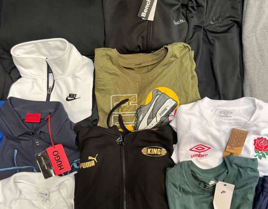 Shop Floor Mens Clothing Lot - Brand New Clothing, Mixed Sizes and Styles, All Brands and House of Fraser Brands - 95 Kg Minimum Quantity