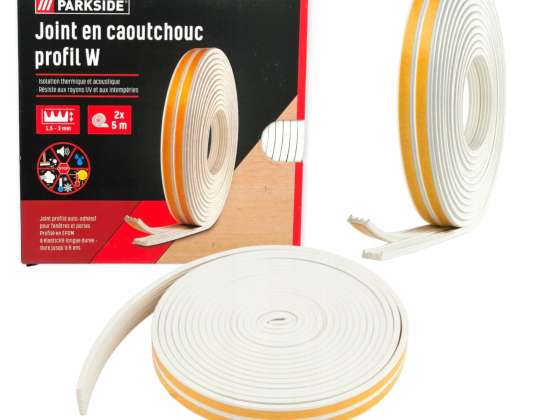 GASKET 2x5m PARKSIDE brown / white | To the door | To the window