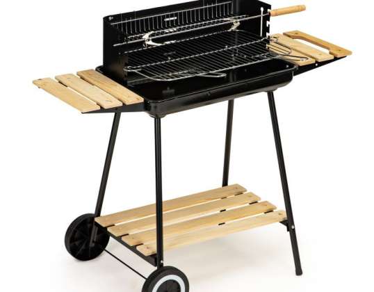 GARDEN GRILL WITH ADJUSTABLE SHELVES