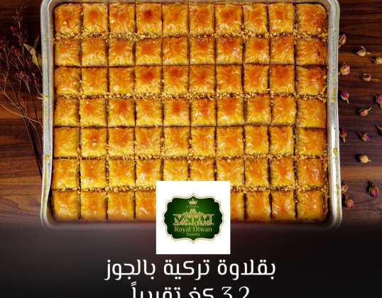 Turkish Baklava Pistachio - Turkey made by Professional Syrian Hands.