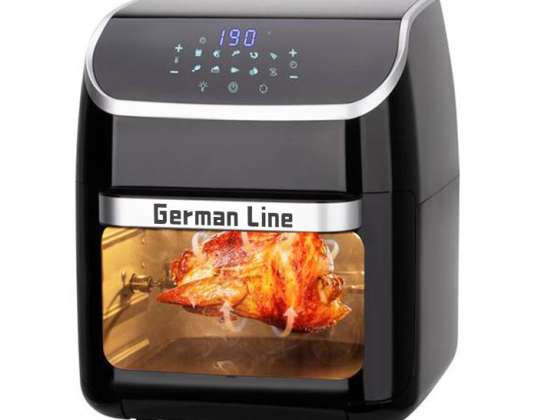 XXL air fryer 12 litres I convection oven 4-8 people I convection