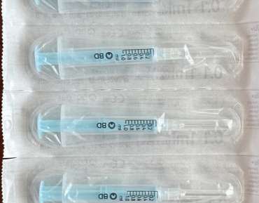 1ml BD FLU+ Disposable Syringe Luer Lock, 23GX1, 0.6 x 25mm, Exp. 2026-05-31