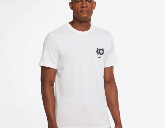 Nike Kevin Durant sezónne logo Dri-FIT tričko biele - DD0775-100