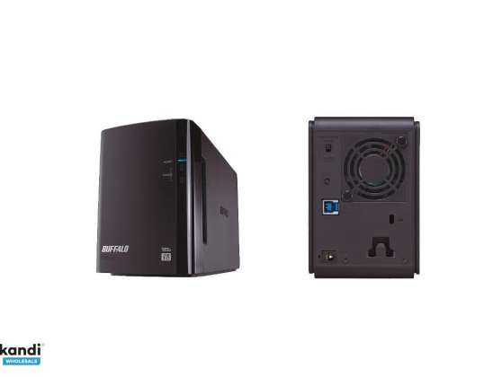 Buffalo DriveStation DAS Externes HDD-Gehäuse für 2 x 3,5" HDD/RAID0,1