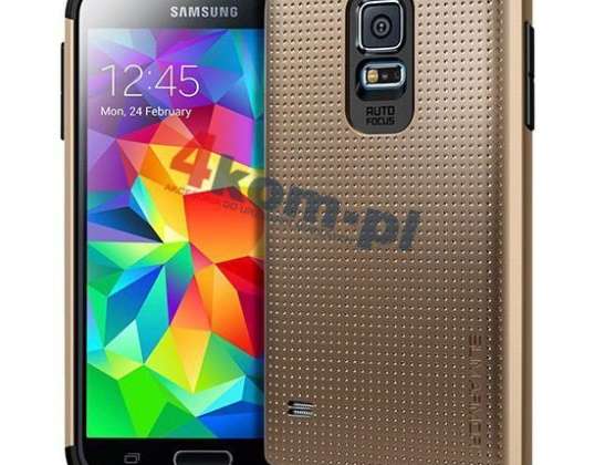 Spigen Slim bruņu futrālis Samsung Galaxy S5 vara zelts
