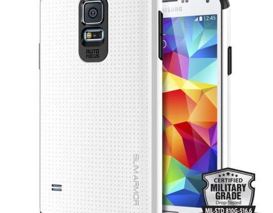 Capa Spigen Slim Armor Samsung Galaxy S5 Shimmery Branco