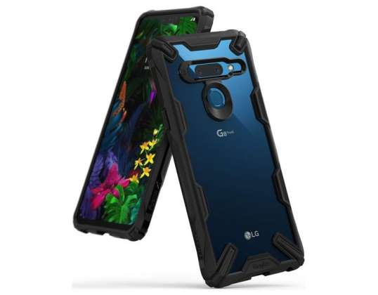 LG G8 ThinQ Siyah için Ringke Fusion X Kılıf
