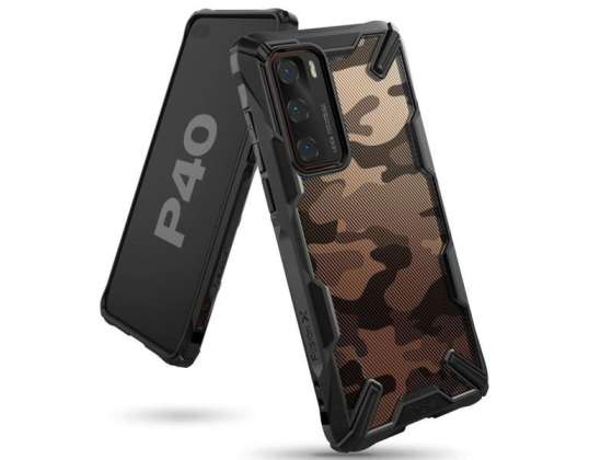 Puzdro Ringke Fusion X pre Huawei P40 Camo Black