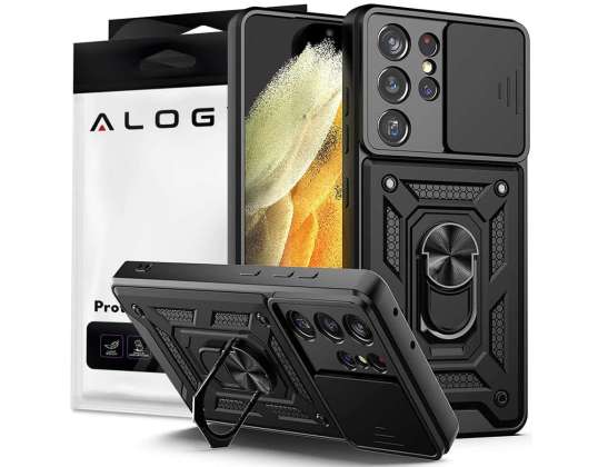 Alogy Camshield Anillo de soporte con cubierta de cámara para Samsung Galaxy
