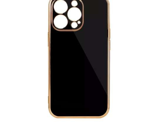 Valaistuksen värikotelo iPhone 12 Pro -geelikotelolle, jossa on kultainen Ra