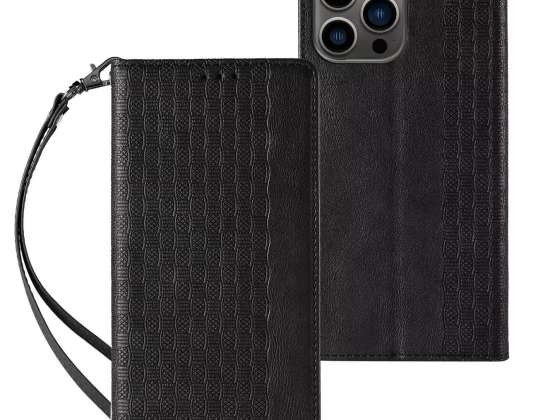 Magnet Strap Case etui do iPhone 12 Pro pokrowiec portfel   mini smycz