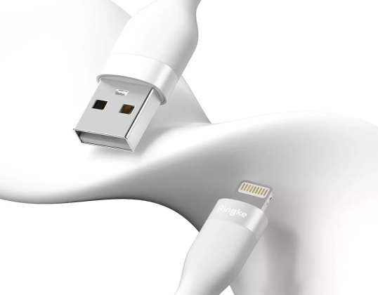 Ringke USB A Lightning 480Mbps καλώδιο 12W 2m λευκό CB09994RS