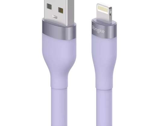 Cable Ringke USB A Lightning 480Mbps 12W 2m púrpura CB09970RS