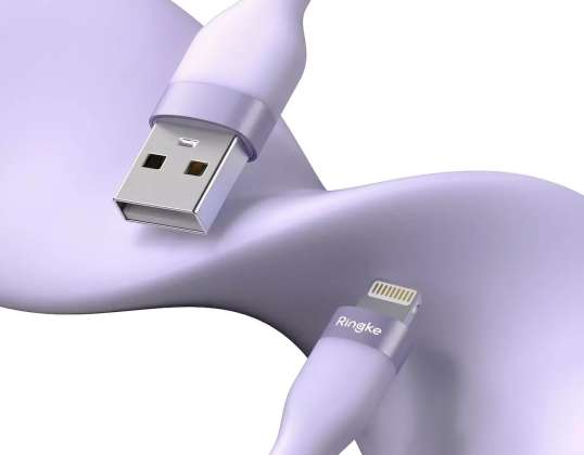 Ringke USB A Lightning 480Mbps kabelis 12W 1.2m violets CB09956RS