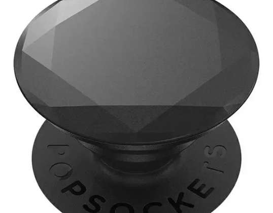 Держатель для телефона и подставка Popsockets 2 Металлический бриллиант черный