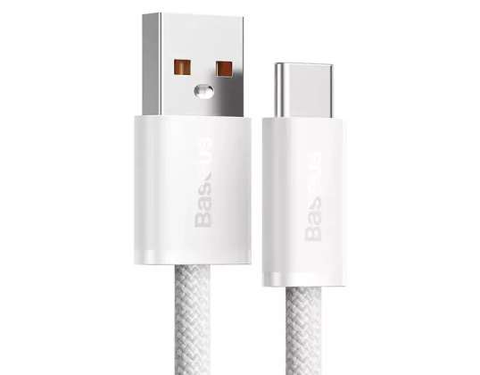 Кабель USB до USB C Baseus Dynamic серії 100W 2m білий