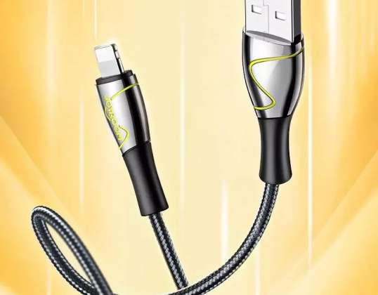 Joyroom Mermaid series kabel USB   USB Typ C 3A 2m czarny  S 2030K6