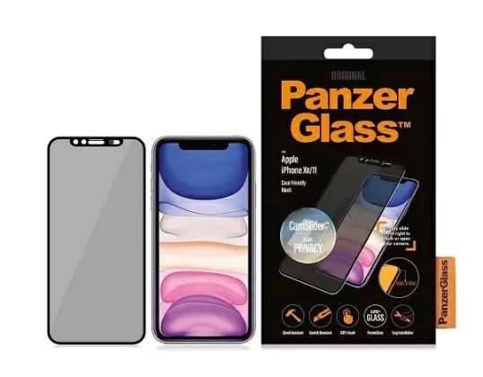 PanzerGlass E2E Super para iPhone Xr / 11 Funda amigable CamSlider