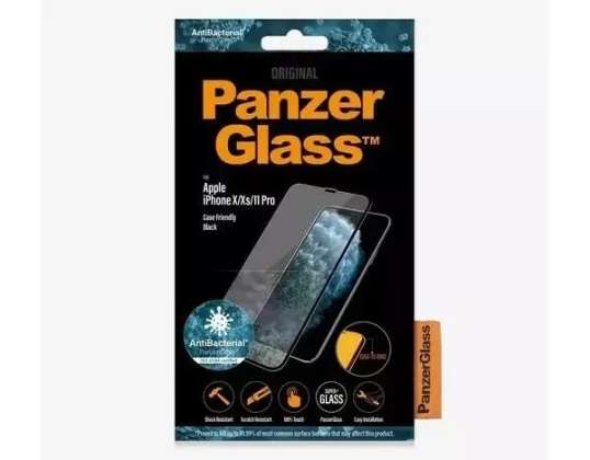 Szkło PanzerGlass E2E Super  do iPhone X/XS /11 Pro Case Friendly czar