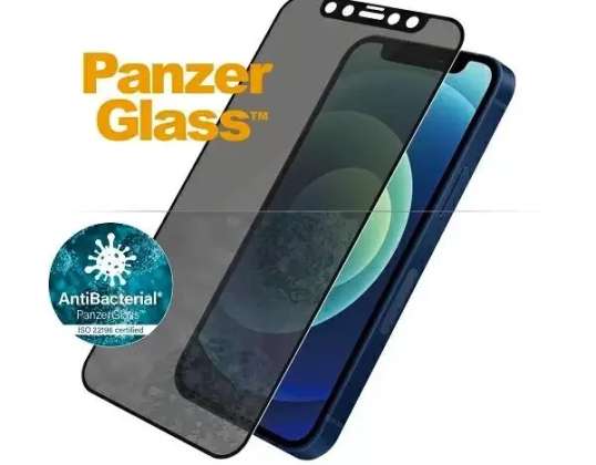 PanzerGlass E2E Super stikls iPhone 12 mini futrālim draudzīgs AntiBacte