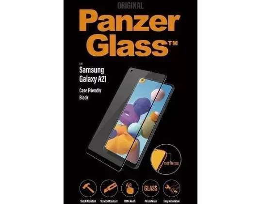PanzerGlass E2E pravidelné pro Samsung A21 A215 pouzdro přátelské černé