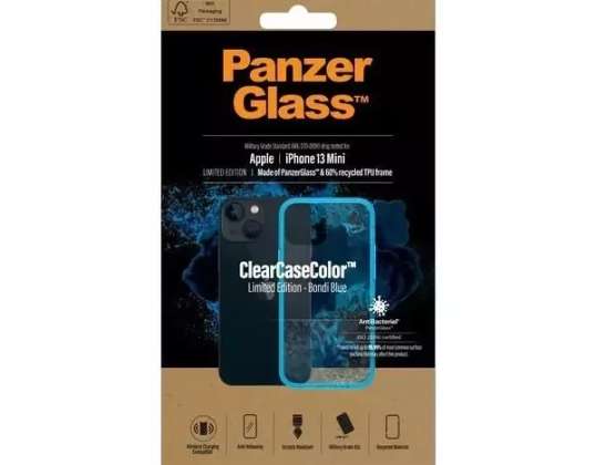 PanzerGlass ClearCase iPhone 13 Mini 5.4" antibakteeriselle militalle