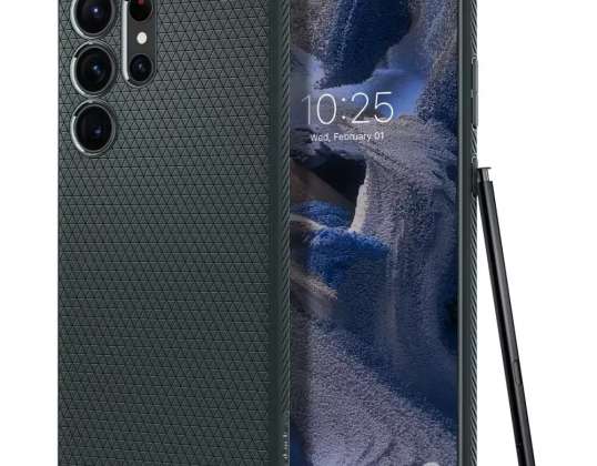 Spigen Liquid Air telefonfodral för Samsung Galaxy S23 Ultra Abyss Gr
