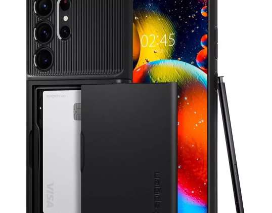Spigen Slim Armor CS-telefondeksel til Samsung Galaxy S23 Ultra Black