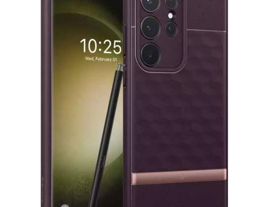Caseology Parallax telefoonhoesje voor Samsung Galaxy S23 Ultra Burgundy